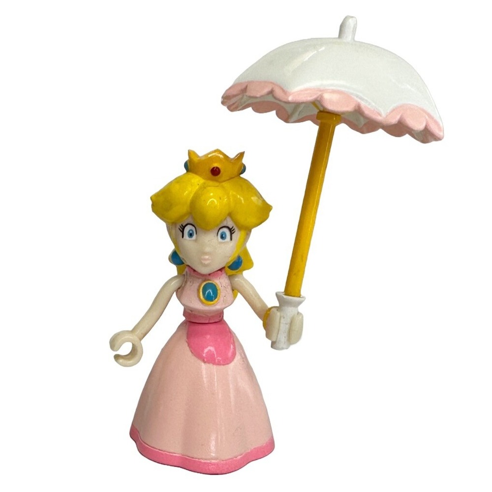 Super Mario Sunshine Kubrick Princess Peach Figure 2002 Gashapon RARE Nintendo